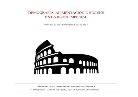 DEMOGRAFIA, ALIMENTACIÓ I HIGIENE A la ROMA IMPERIAL